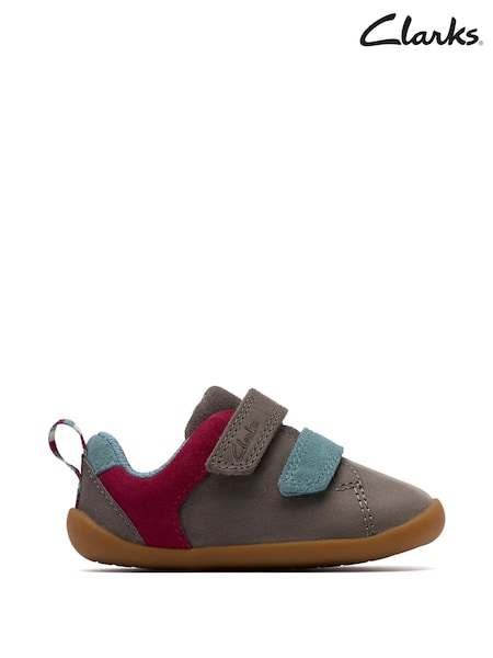 Clarks Grey Toddler Grey Roamer Pop Shoes (F34148) | €40