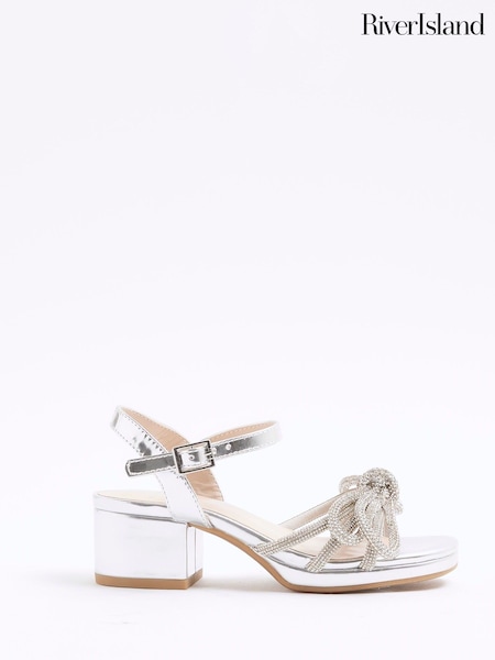 River Island Girls Embelished Heeled Sandals (F34228) | €44