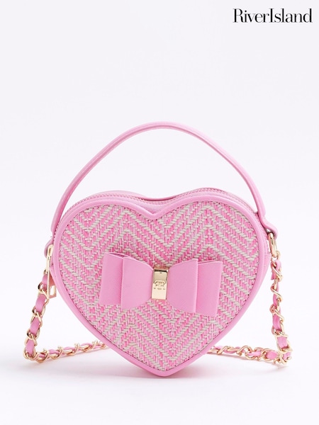 River Island Girls Faux Leather Heart Cross-Body Bag (F34252) | 28 €