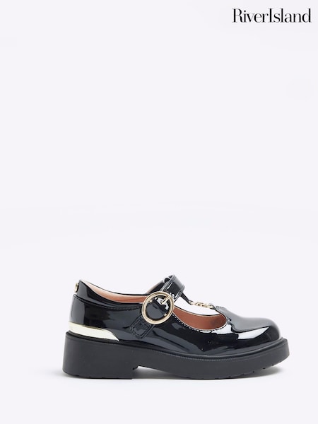 River Island Girls Patent T-Bar Mary Jane Shoes (F34280) | €44