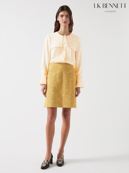 LK Bennett Cream Birch Viscose Sailor Collar Blouse (F34337) | 11,956 UAH
