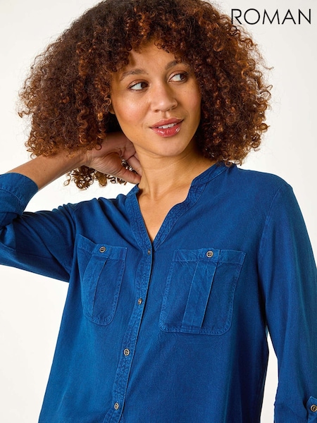 Roman Buttoned Pocket Shirt (F34403) | €63