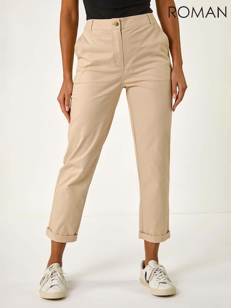 Roman Natural Plain Cotton Chino Trousers (F34424) | 2,163 UAH