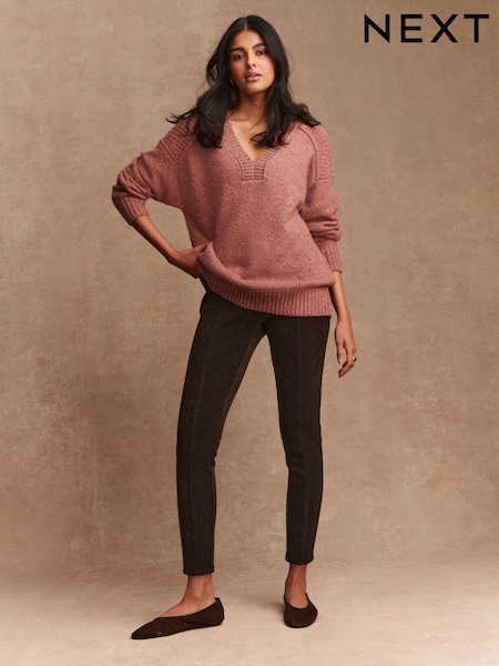 Brown Cord Leggings (F34495) | €21