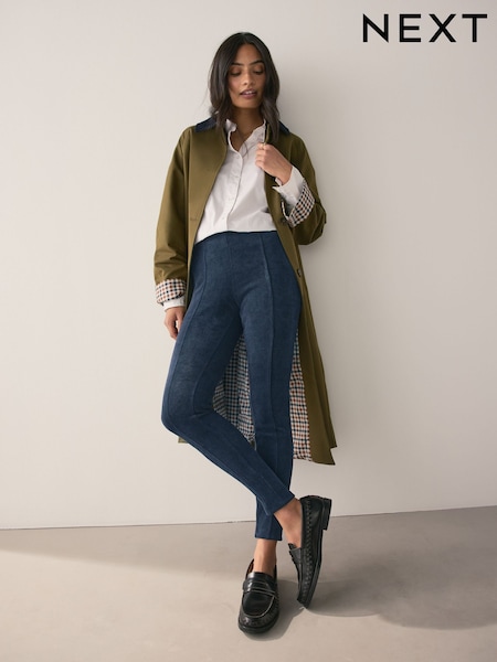 Navy Cord Leggings (F34501) | €21