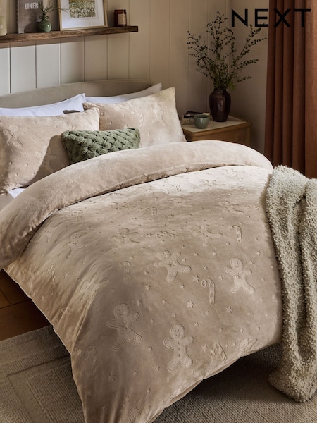 Christmas Fleece Duvet Cover and Pillowcase Set (F34563) | € 32 - € 69