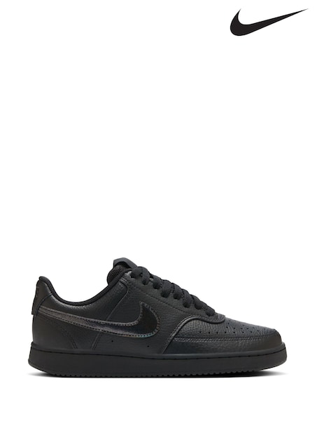 Nike Black Court Vision Low Trainers (F34584) | €107