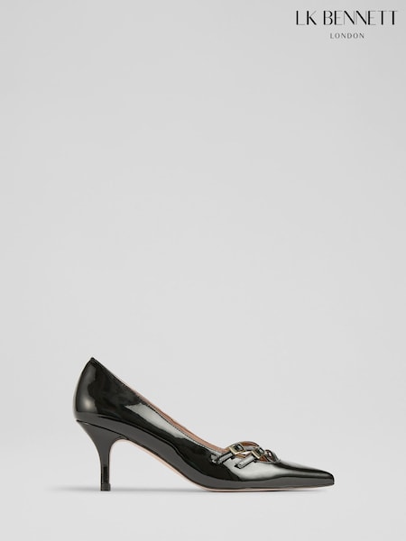 LK Bennett Laila Patent Buckle Courts (F34692) | € 433