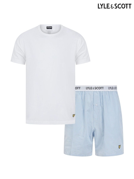 Lyle & Scott Blue Kyle Loungewear Set (F34775) | €61