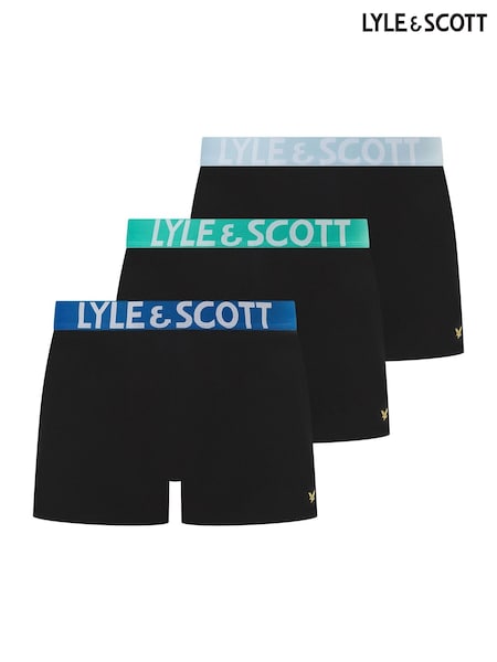 Lyle & Scott Black Daniel Underwear Trunks 3 Pack (F34785) | €44