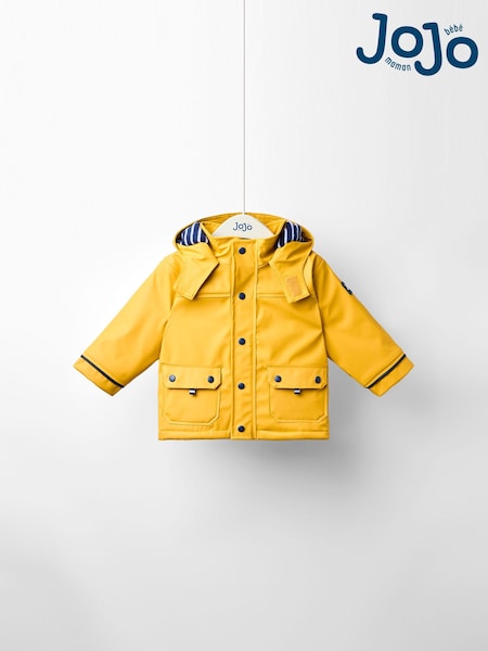 JoJo Maman Bébé Yellow Waterproof Jacket (F34859) | AED247 - AED259