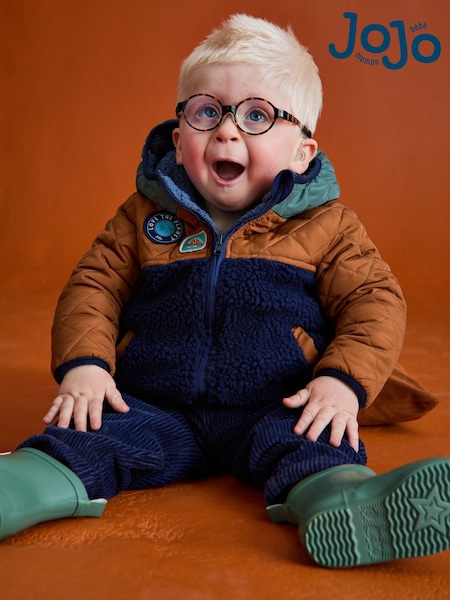 Hellblau - JoJo Maman Bébé Embroidered Reversible Jacket (F34882) | 73 € - 79 €