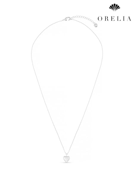Orelia London Domed Heart Charm Short Necklace (F34928) | €32