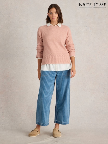 White Stuff Pink Sophia Souffle Jumper (F34967) | kr867