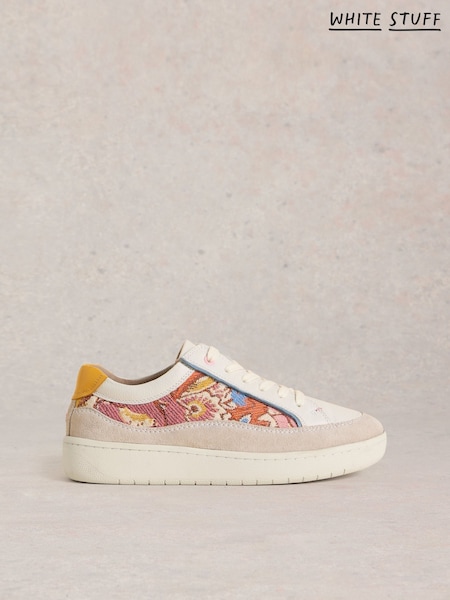 White Stuff Della Leather Trainers (F34968) | €106
