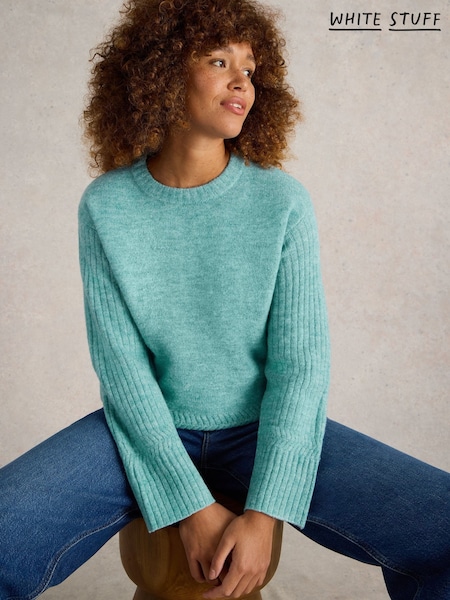 Albastru - White Stuff Sophia Souffle Pulover (F34978) | 287 LEI