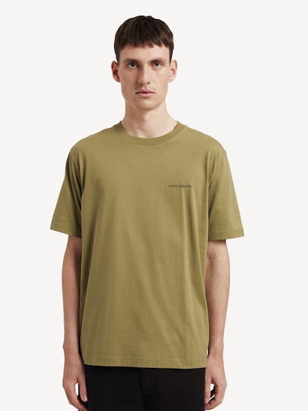 Verde - Norse Projects Johannes Logo Print T-Shirt (F34999) | 99 €
