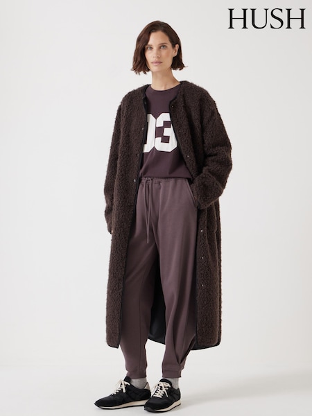 Hush Longline Faux Fur Coat (F35210) | €362