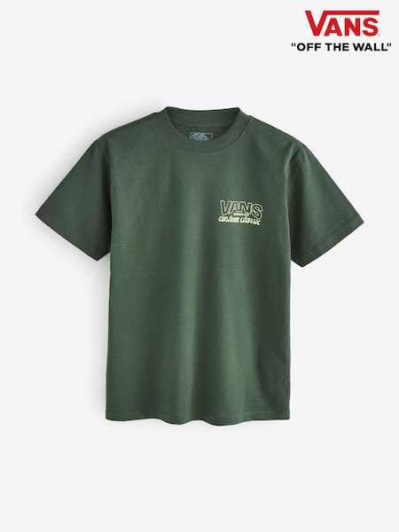 Vans Mens Green Shop Front Short Sleeve T-Shirt (F35314) | €37