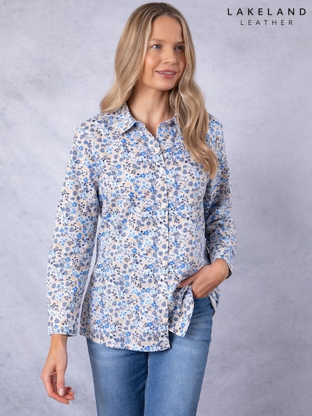 Lakeland Clothing Lark Floral Print 100% Cotton Shirt (F35406) | 2,403 UAH