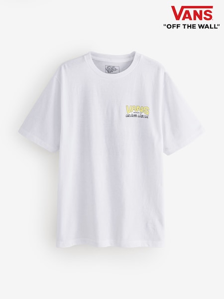Vans Boys Shop Front Short Sleeve White T-Shirt (F35420) | €42