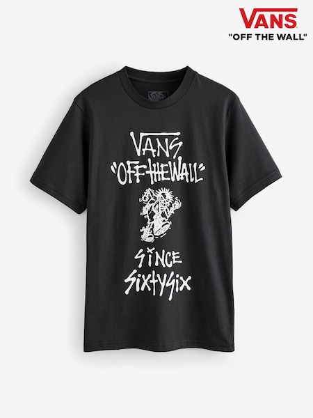 Vans Boys Let Loose Short Sleeve Black T-Shirt (F35421) | €35