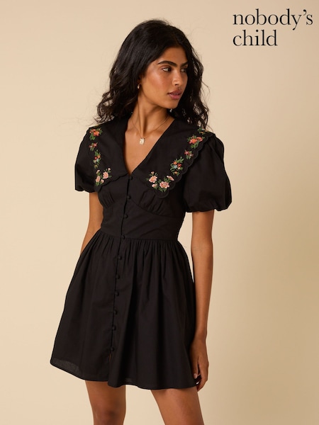Nobodys Child Embroidered Betty Mini Dress (F35609) | R$ 840