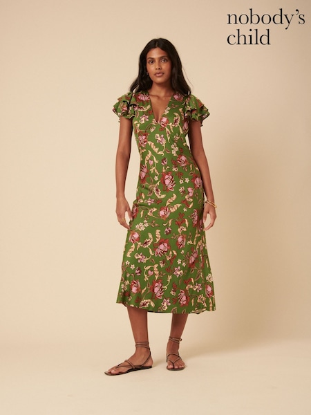 Nobodys Child Savanna Sarasa Layla Midi Dress (F35613) | R$ 840