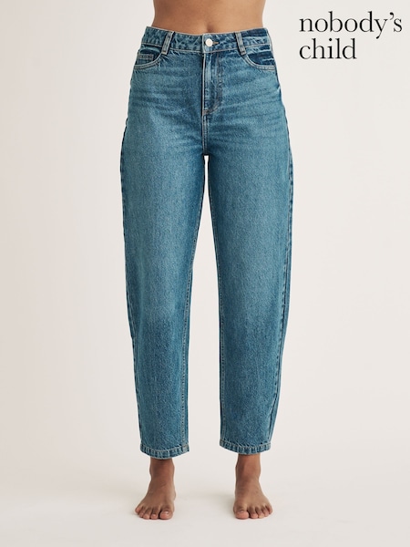 Nobodys Child Blue Barrel Leg Jeans (F35621) | €99