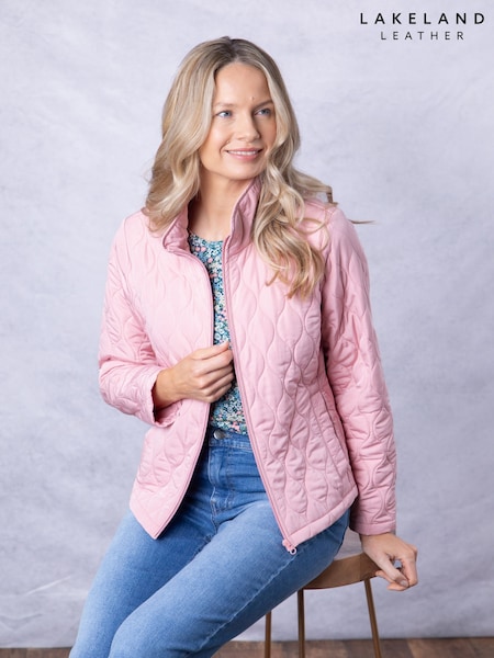 Lakeland Clothing Pink Cicely Quilted Jacket (F35734) | €93