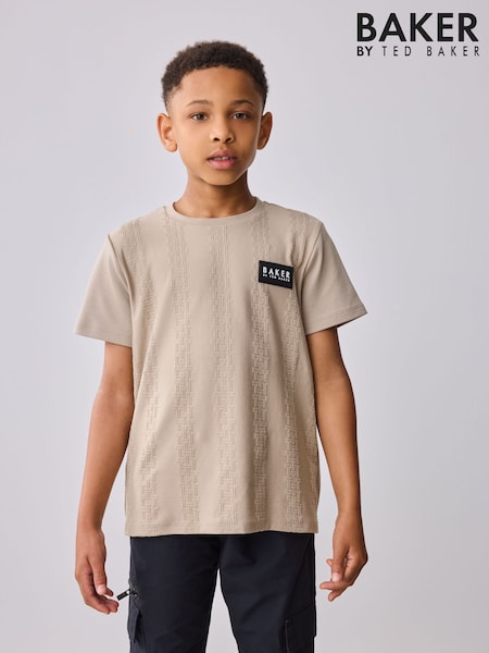 Baker by Ted Baker 'T' Textured T-Shirt (F35741) | €24 - €29