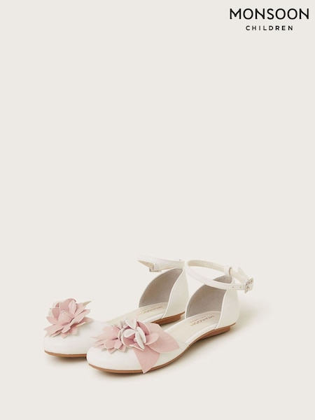 Monsoon Pink Two-Tone Ballerina Flats (F35848) | 129 QAR - 148 QAR