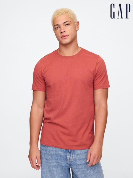 Gap Orange Short Sleeve Everyday 100% Cotton Crew Neck T-Shirt (F36010) | €16