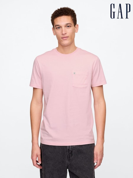 Gap Pink Organic Cotton Pocket T-Shirt (F36031) | €15.50