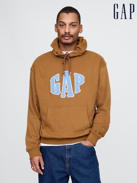 Gap Brown Vintage Soft Oversized Logo Hoodie (F36039) | €66