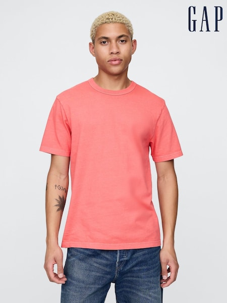Gap Red Original Short Sleeve Crew Neck T-Shirt (F36043) | €24