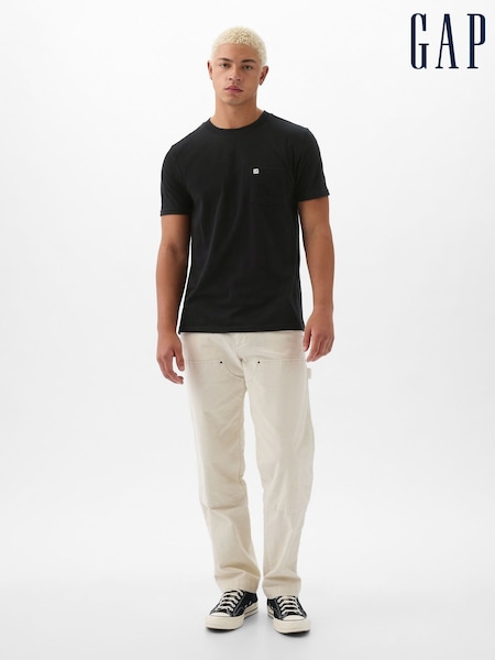 Gap Black Organic Cotton Pocket T-Shirt (F36062) | €18