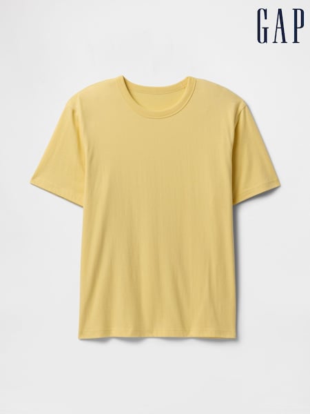 Gap Yellow Original Short Sleeve Crew Neck T-Shirt (F36085) | €24