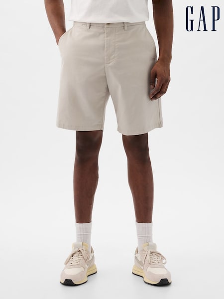 Серый - Gap Cotton Blend Vintage Shorts (F36090) | €46