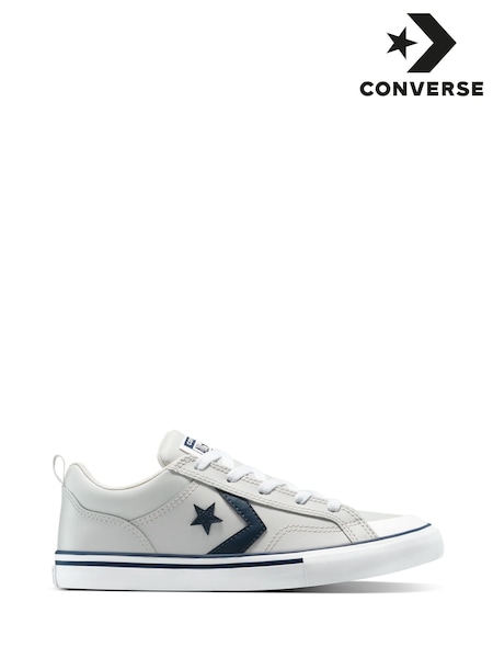 Converse White Pro Blaze Strap Leather Trainers (F36276) | €60