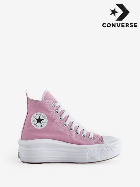 Converse Pink Chuck Taylor Move Platform Trainers (F36283) | AED320