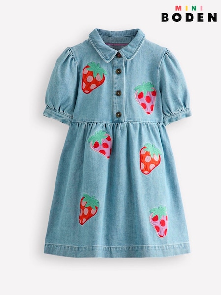 Boden Izzy Denim Shirt 100% Cotton Dress (F36343) | 193 LEI - 219 LEI