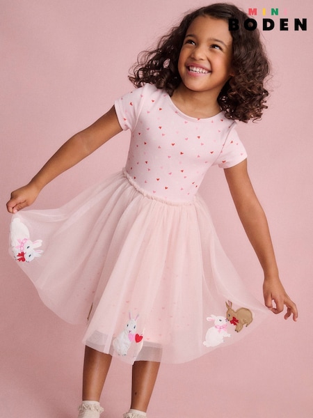 Boden Ami Appliqué Tulle Dress (F36344) | ‏19.500 د.ك.‏ - ‏22.500 د.ك.‏