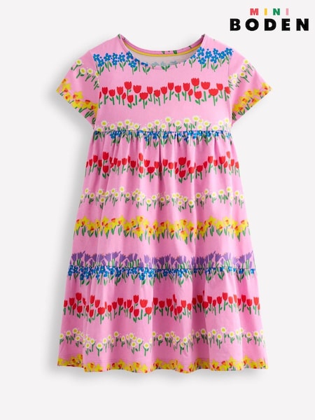 Boden Ariel Twirly Jersey 100% Cotton Dress (F36366) | CHF 37 - 44 CHF