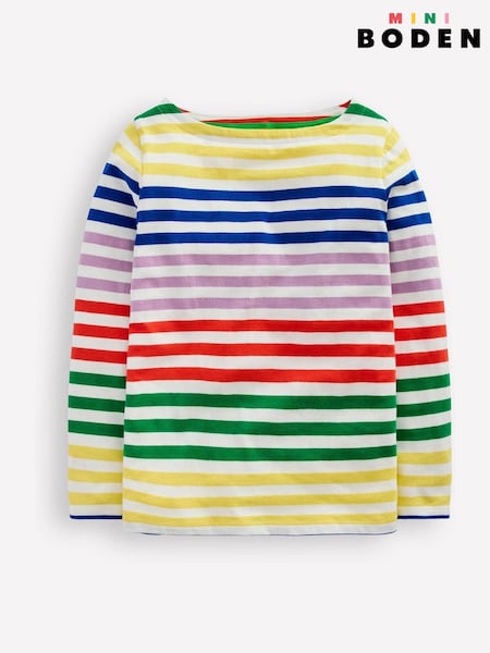 Boden Pink 100% Cotton Ella Breton T-Shirt (F36371) | AED55 - AED61