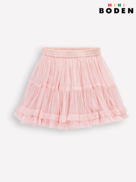 Boden Pink Tulle Ruffle Skirt (F36395) | €30 - €34