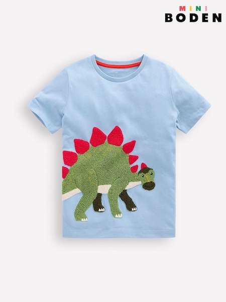 Boden Blue 100% Cotton Bouclé T-Shirt (F36411) | 47 QAR - 52 QAR