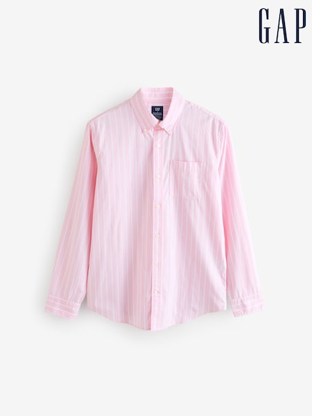 Gap Pink Organic Cotton Poplin Classic Shirt (F36515) | €57