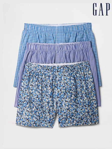 Blau - Gap Boxershorts im 3er-Pack, 4 Zoll (F36536) | 38 €