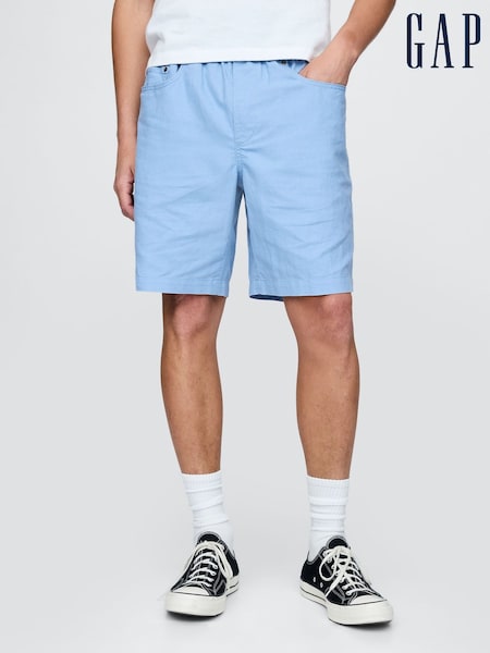 Gap Blue Linen-Cotton Easy Shorts (F36610) | €64